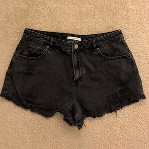 Pacsun black high waisted shorts